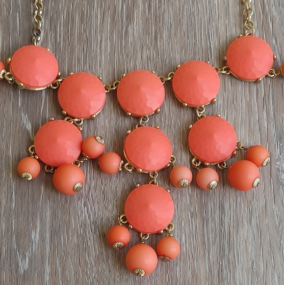 J. Crew Acrylic Beaded Bib Necklace - Picture 3 of 7